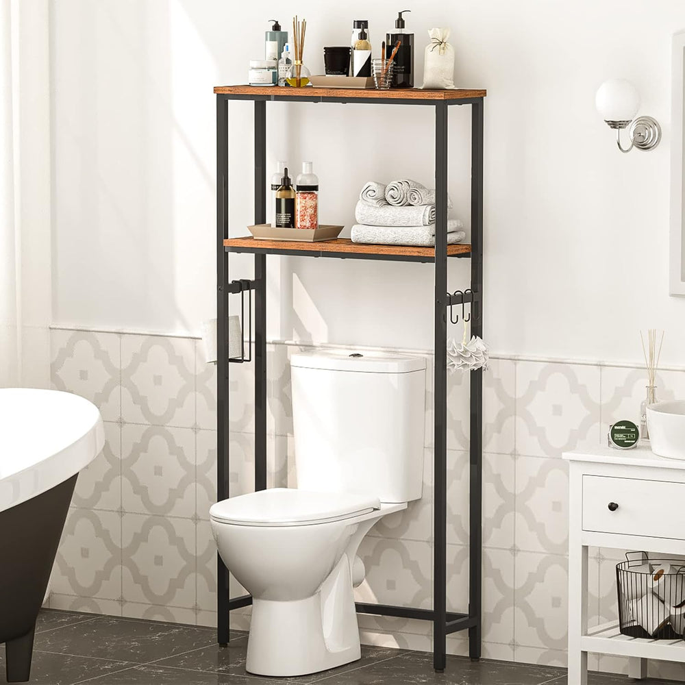 HOOBRO Over The Toilet Storage, 2-Tier freestanding Over the Toilet Storage, ...