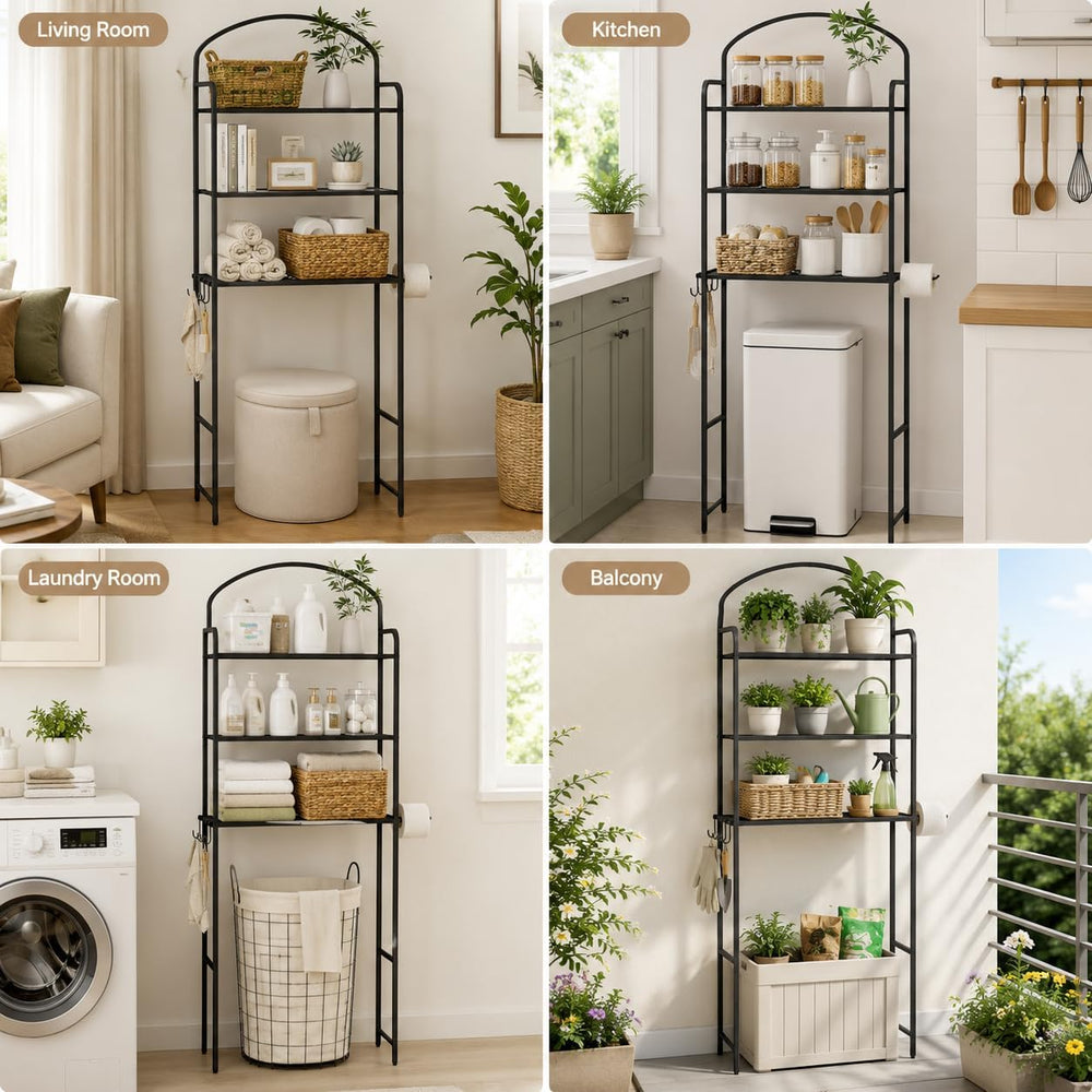 3 Tier Over The Toilet Storage Rack, Bathroom Organizer
