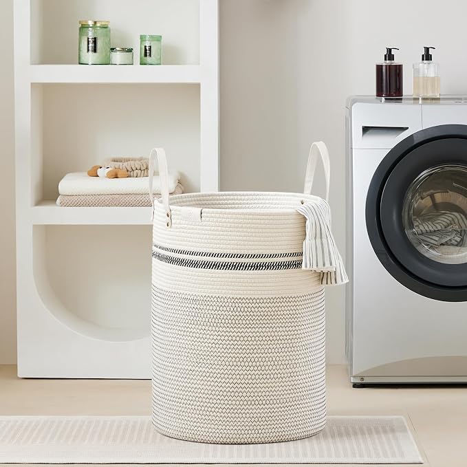 VIPOSCO Tall Laundry Basket, Large Dirty Clothes Hamper