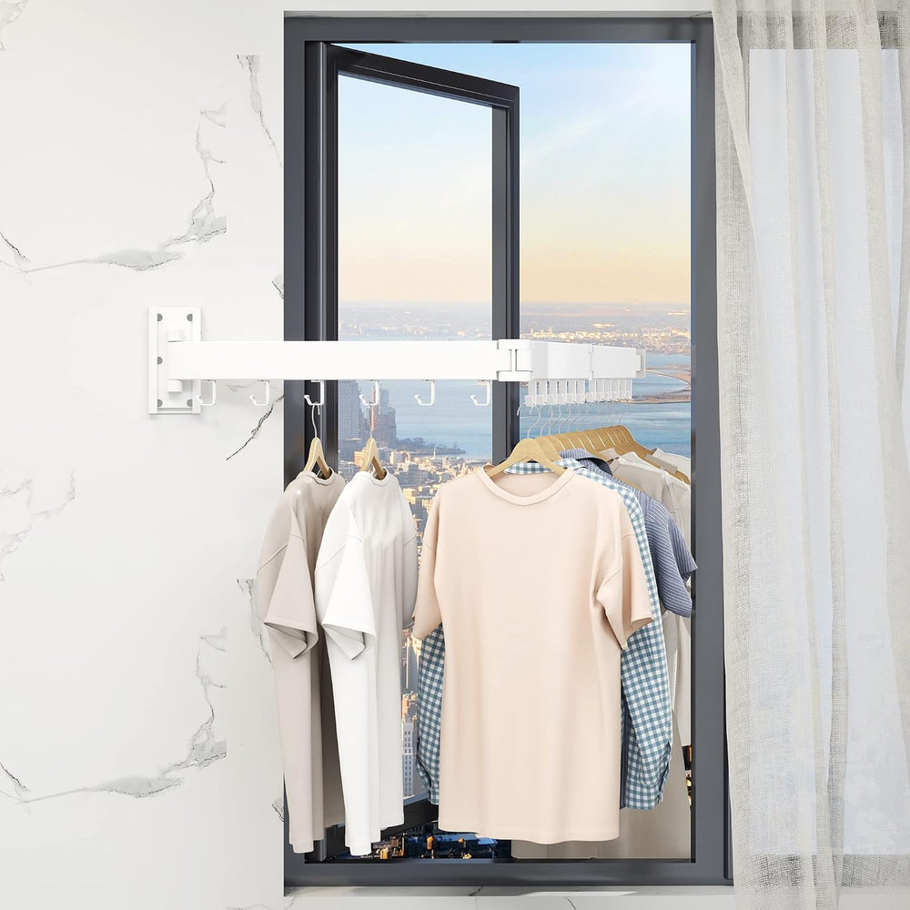 Clothes Drying Rack,Laundry Drying rack,Wall Mounted Clothes Rack,Clothes Han...
