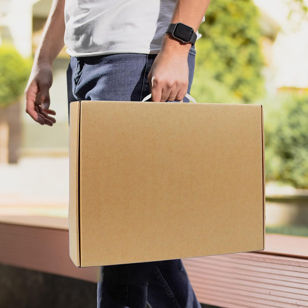 5 Pack Laptop Shipping Box with Foam, Secure Cardboard Laptop Box for Shippin...