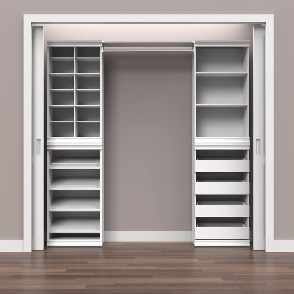ClosetMaid Modular Storage Shelf Unit with 3 Shelves, White