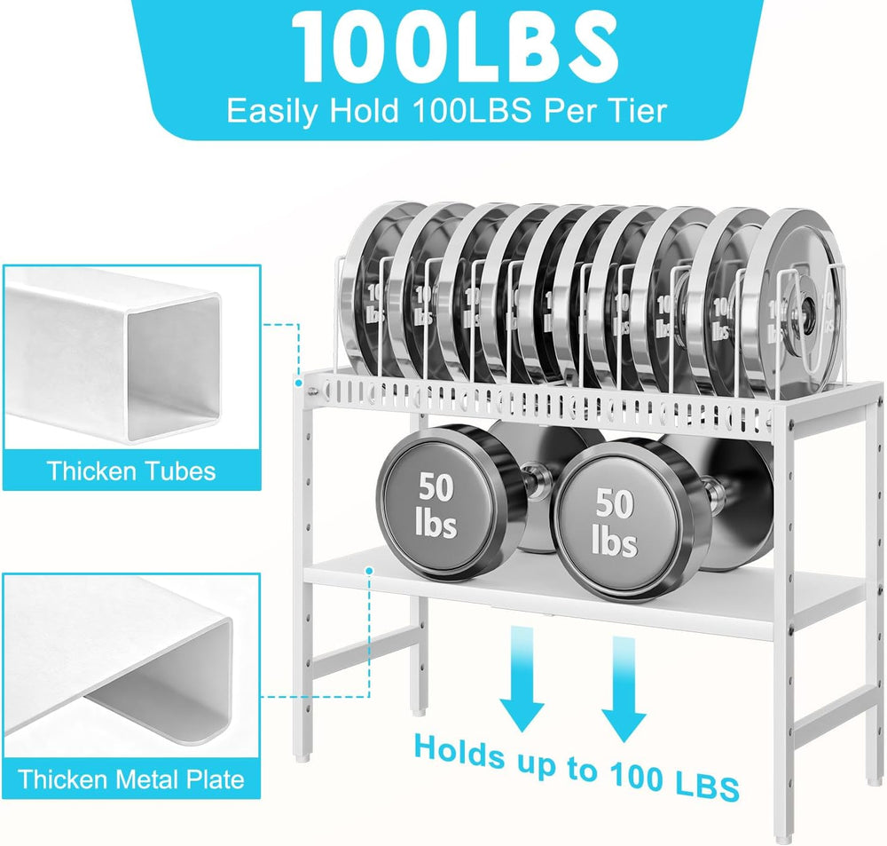 2-Tier Pots and Pans Organizer Under Cabinet,Expandable Pots Lid Organizers
