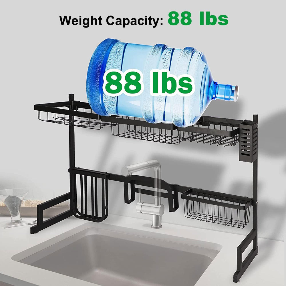 Over The Sink Dish Drying Rack, 2 Tier Dish Drying Rack,Dish Drainer Rack for...