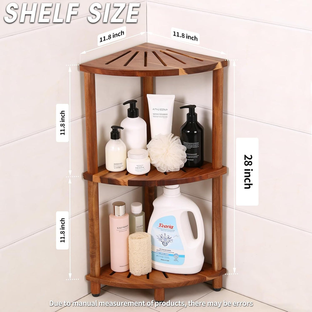 Corner Shelf Shower Caddy Stand 3 Tier