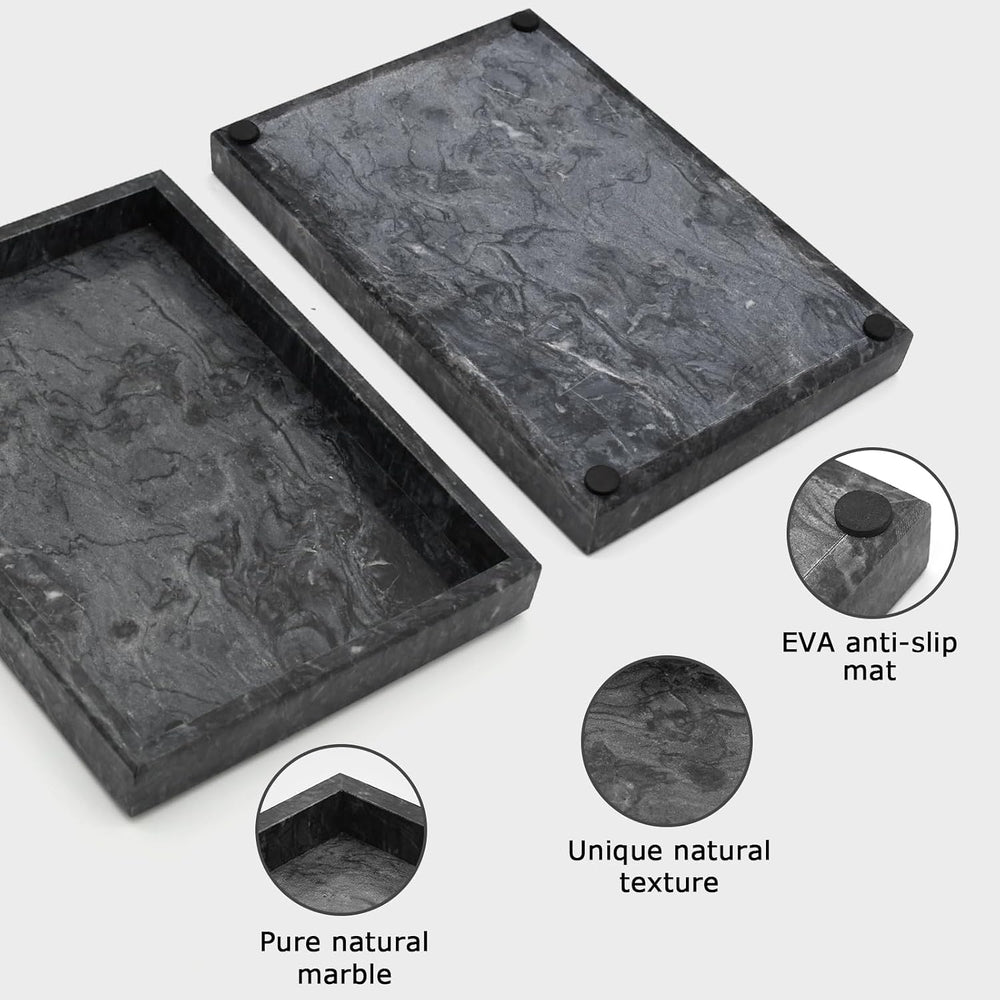 marble bathroom tray,Pure Natural vanity tray,