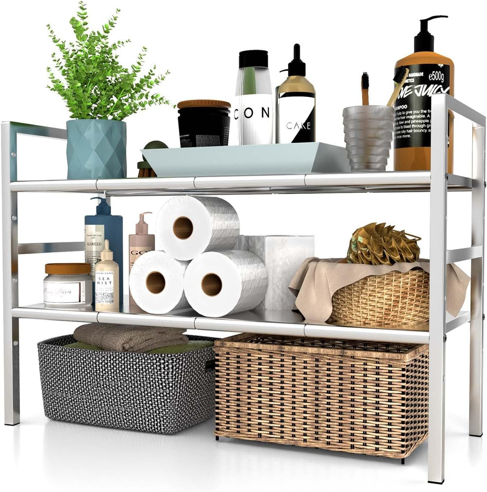 Under Sink Organizers and Storage,Expandable under cabinet organizer Shelf