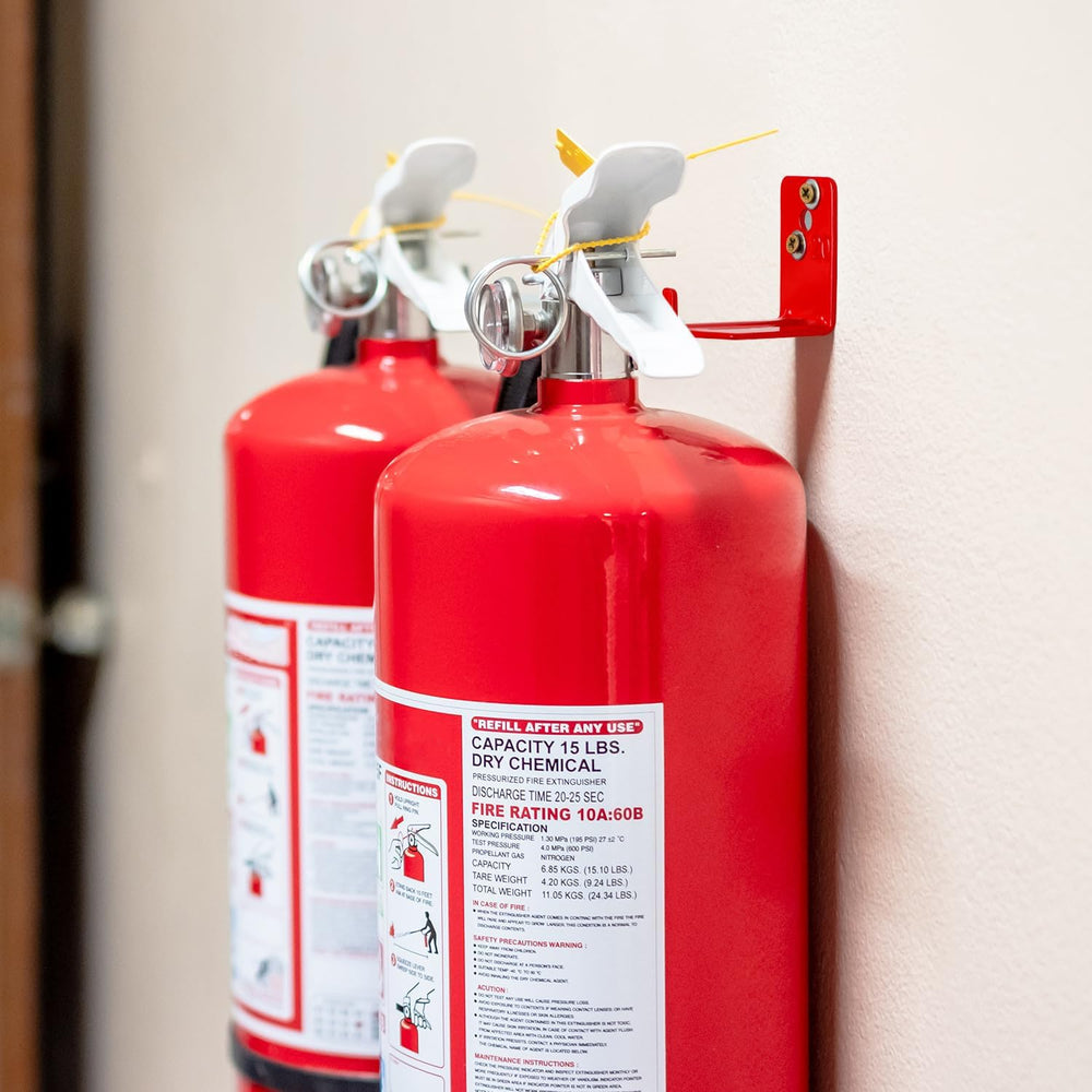 16 Pack Fire Extinguisher Mount Bracket, 5 to 40 lb Fire Extinguisher Holder ...