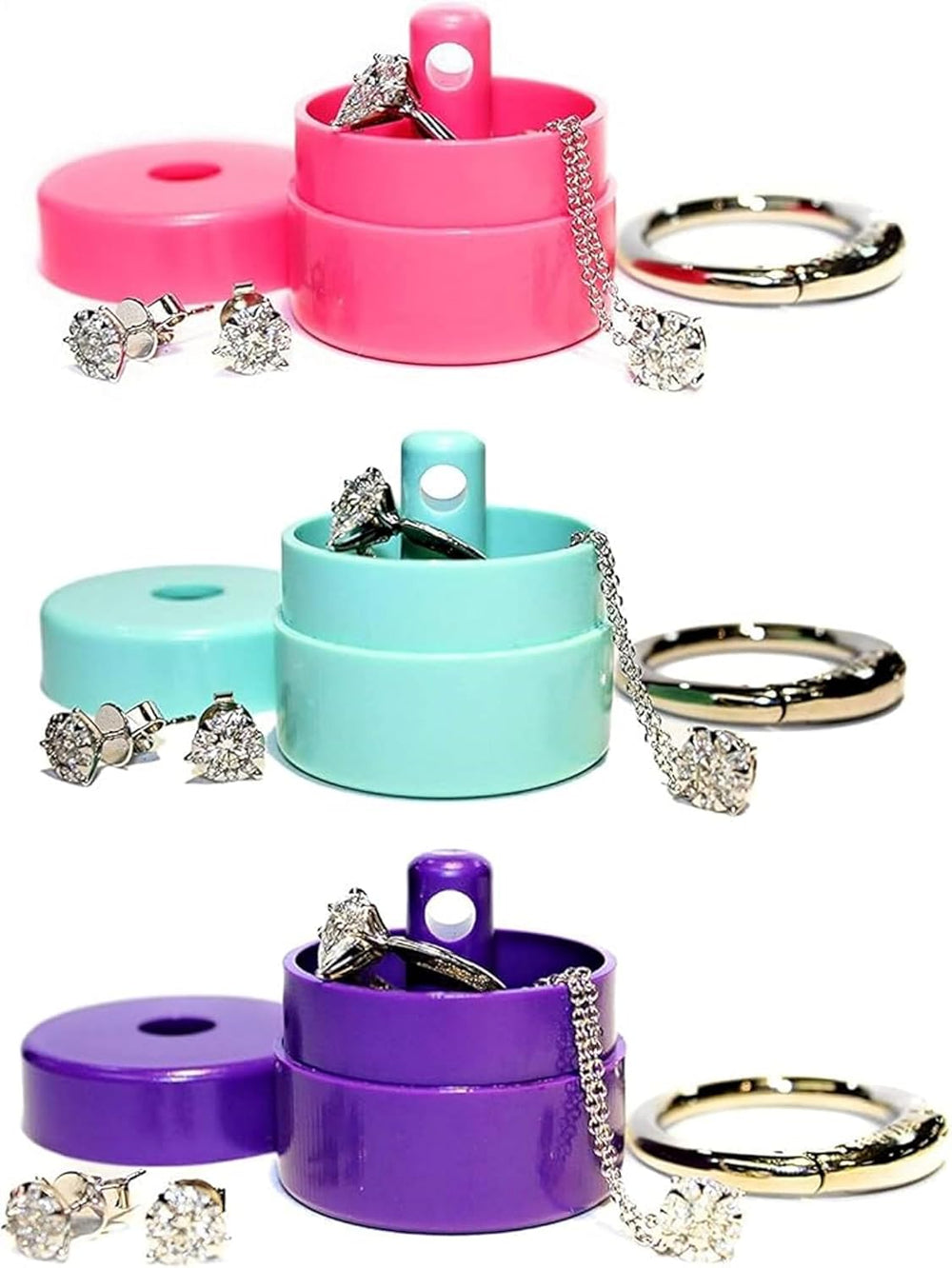 Lion Latch Travel Jewelry Box Case, Ring Holder on Shark Tank - Ring Holder f...