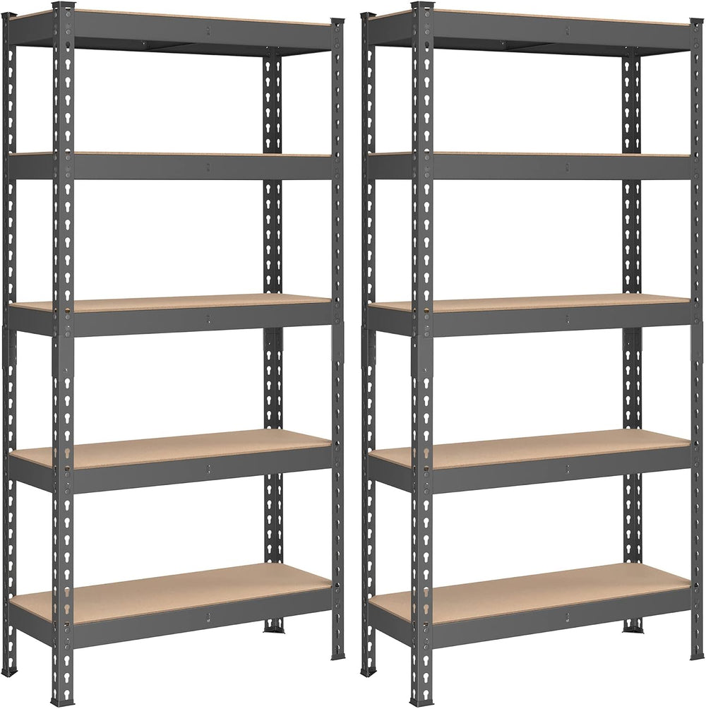 SONGMICS 5-Tier Storage Shelves, Load 2310 lb, Boltless Assembly, Adjustable ...