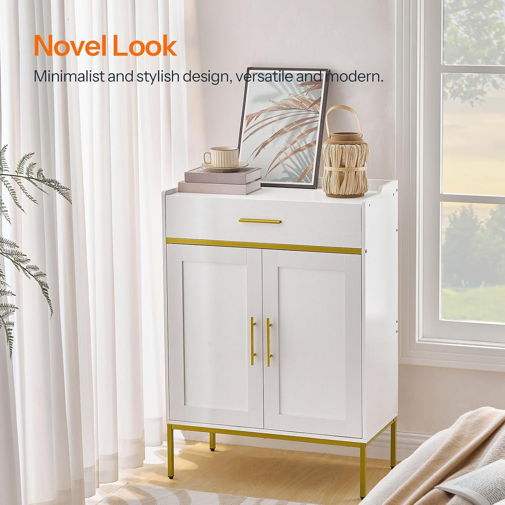 HOOBRO Shoe Storage Cabinet, 5-Tier Shoe Cabinet with Drawers, 36.6''...