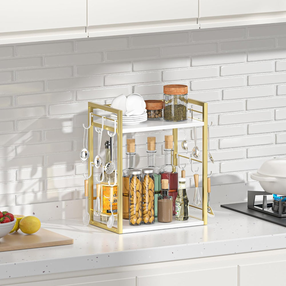 Dorhors Coffee Bar Organizer,Mug Holder,Station Organizer Kitchen Counter