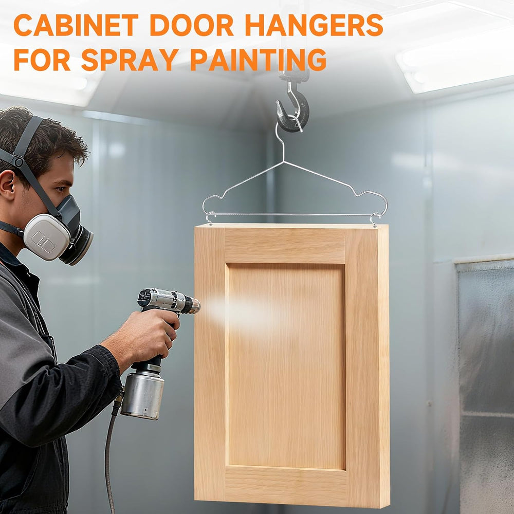 20 Pack Cabinet Door Hangers for Spray Painting & Paint Drying - Complete...