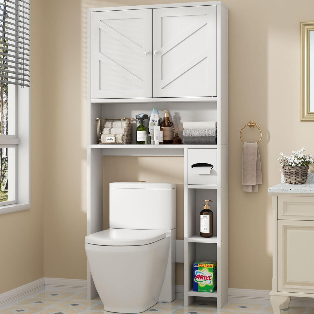 Shintenchi Over the Toilet Storage Cabinet, Bathroom Shelf Organizer