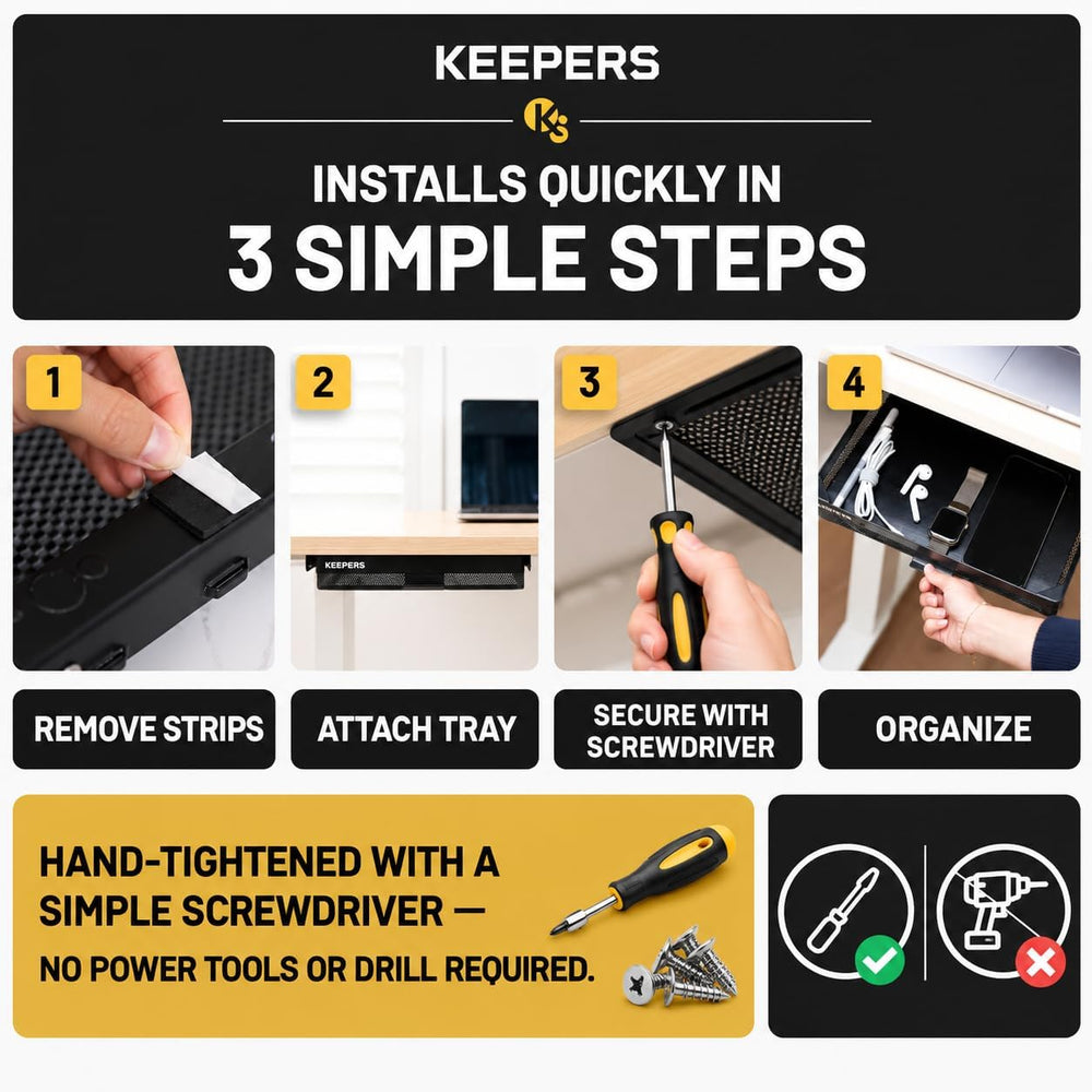 KEEPERS Anything Keeper – Compact 11x10 in Under Cabinet Pull-Down Basket, Hi...