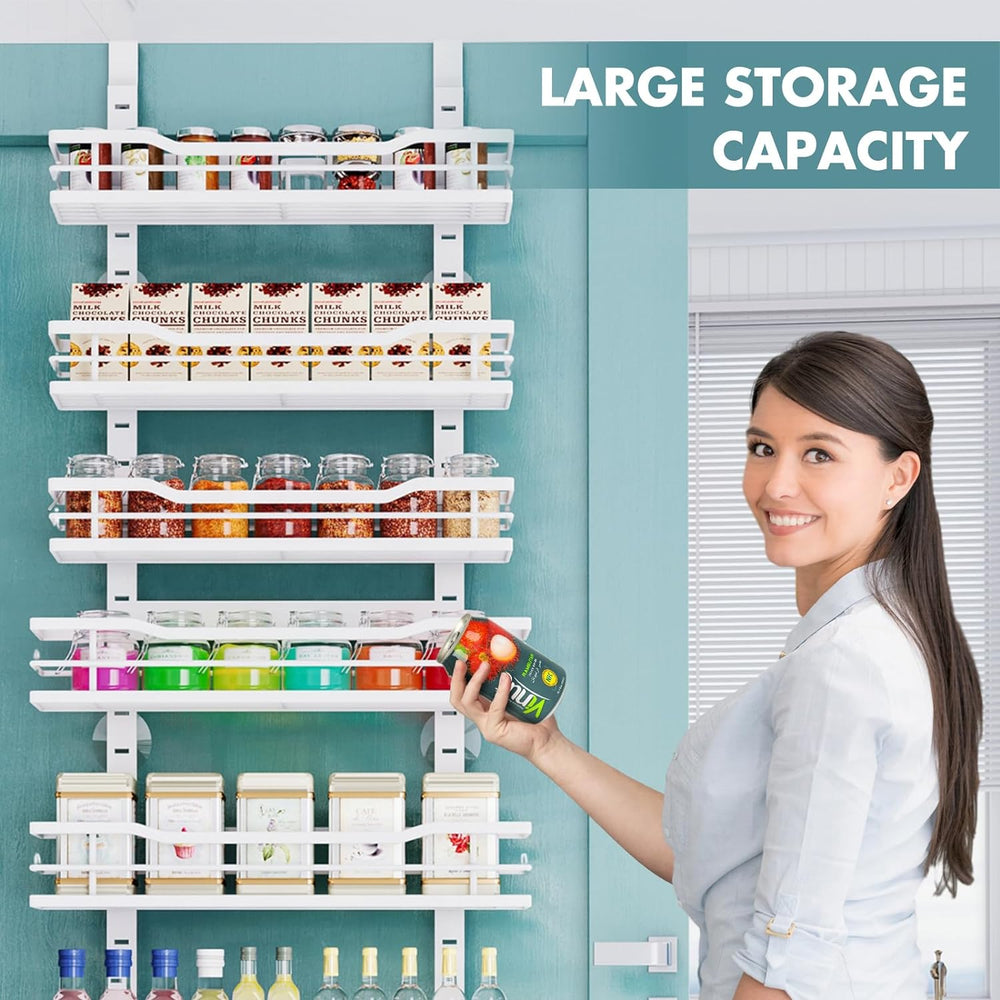 Eastherry Over The Door Pantry Organizer,9-Tier Over The Door Organizer with ...