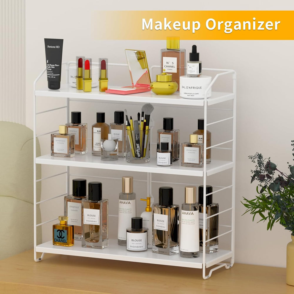 Bathroom Countertop Organizer, 3-Tier Bathroom Counter Organizer, 8-Levels He...