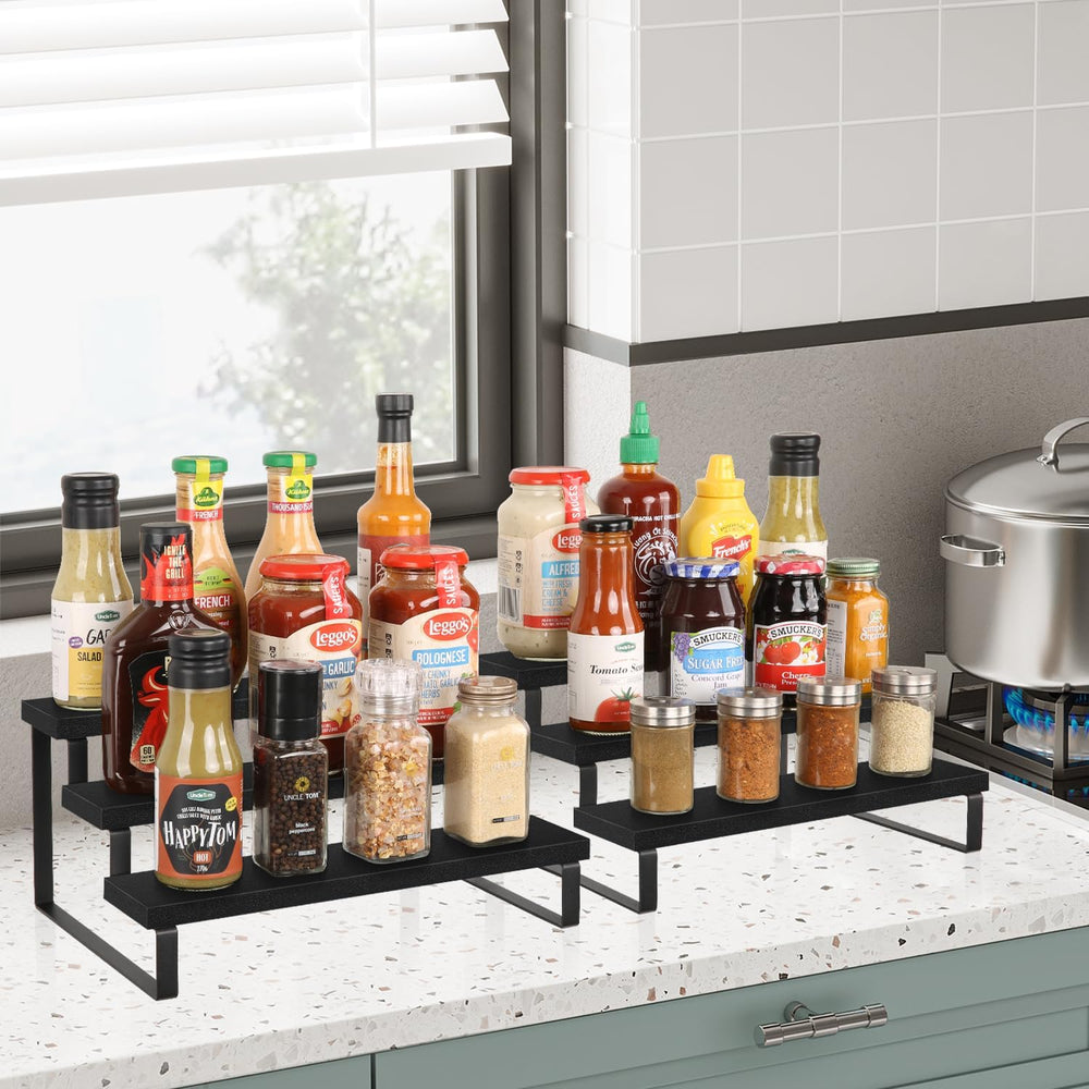 YINMIT Wooden Display Riser Stand, Tiered Perfume and Cologne Organizer Stand...