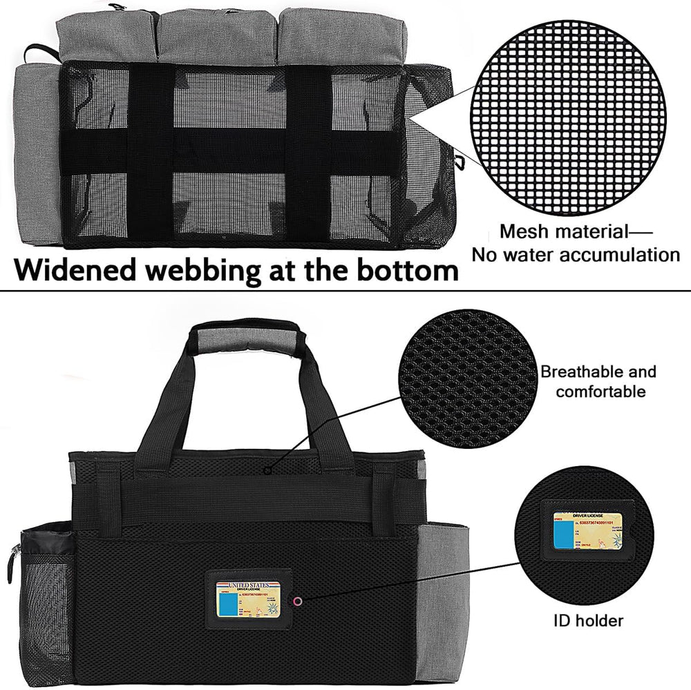 Large Cleaning Caddy Bag Built-in hard plastic sheet Aluminum foil lining