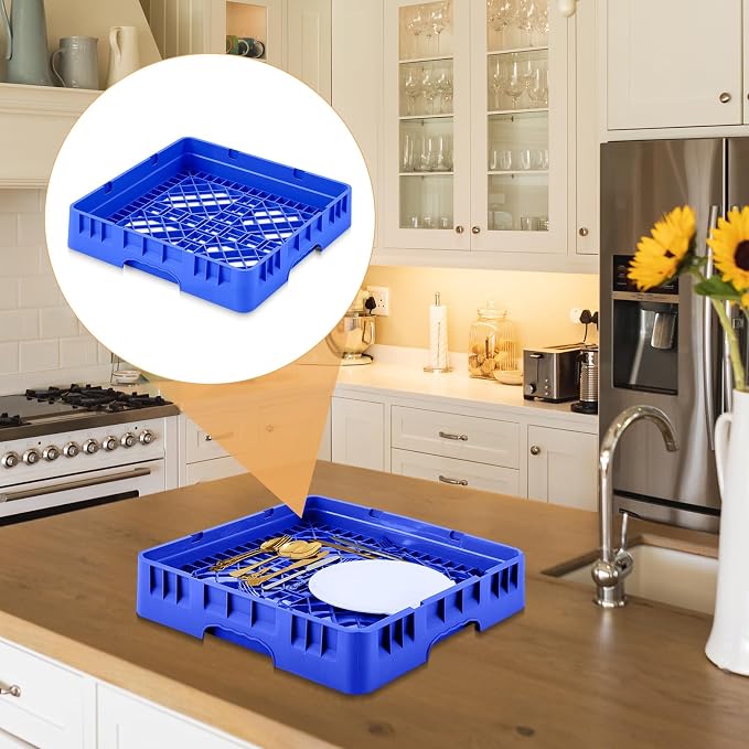 Commercial Dishwasher Tray Rack Polypropylene Full Size Flatware Rack