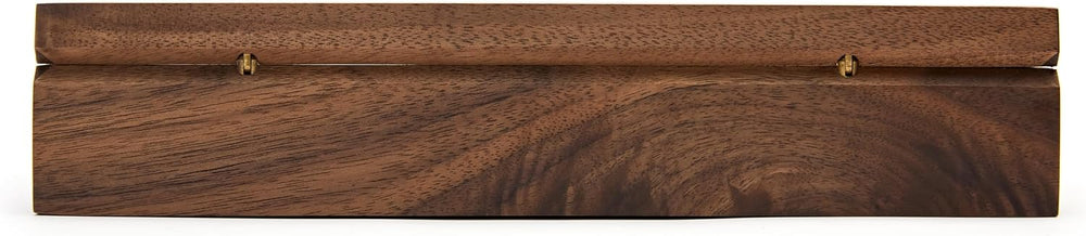 pandapark Wooden Jewelry Box with Glass Lid, Multi-Compartment Storage Displa...
