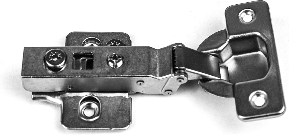 Berta 10-Pack Frameless Soft-Close Cabinet Hinges, 3D Adjustable Clip-On with...