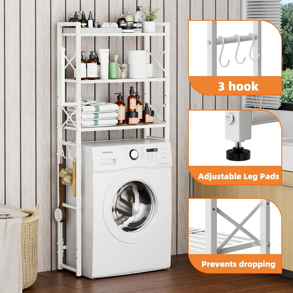 Simple Trending Over The Toilet Storage Rack with Toilet Paper Holder, Heavy ...
