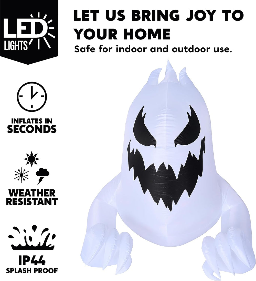 Joiedomi 4.5 FT Tall Halloween Inflatable Ghost Outdoor Decoration, Ghost Blo...
