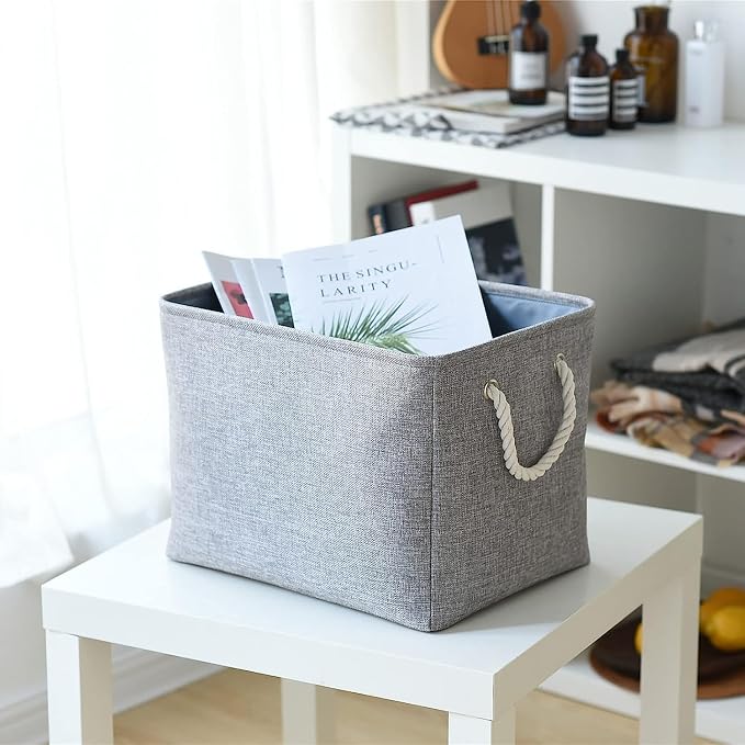 TheWarmHome Storage Basket for Organizing (3 Pack)