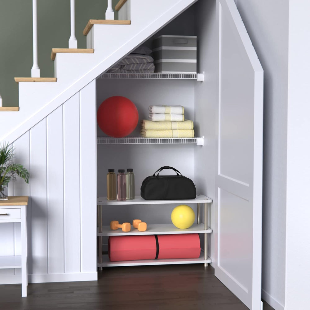 ClosetMaid 3-Tier Shelf Organizer Unit for Shoes, Accessories, Hats, Purses, ...