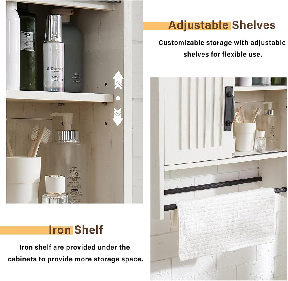Minifeel Bathroom Wall Cabinet Medicine Cabinet Farmhouse