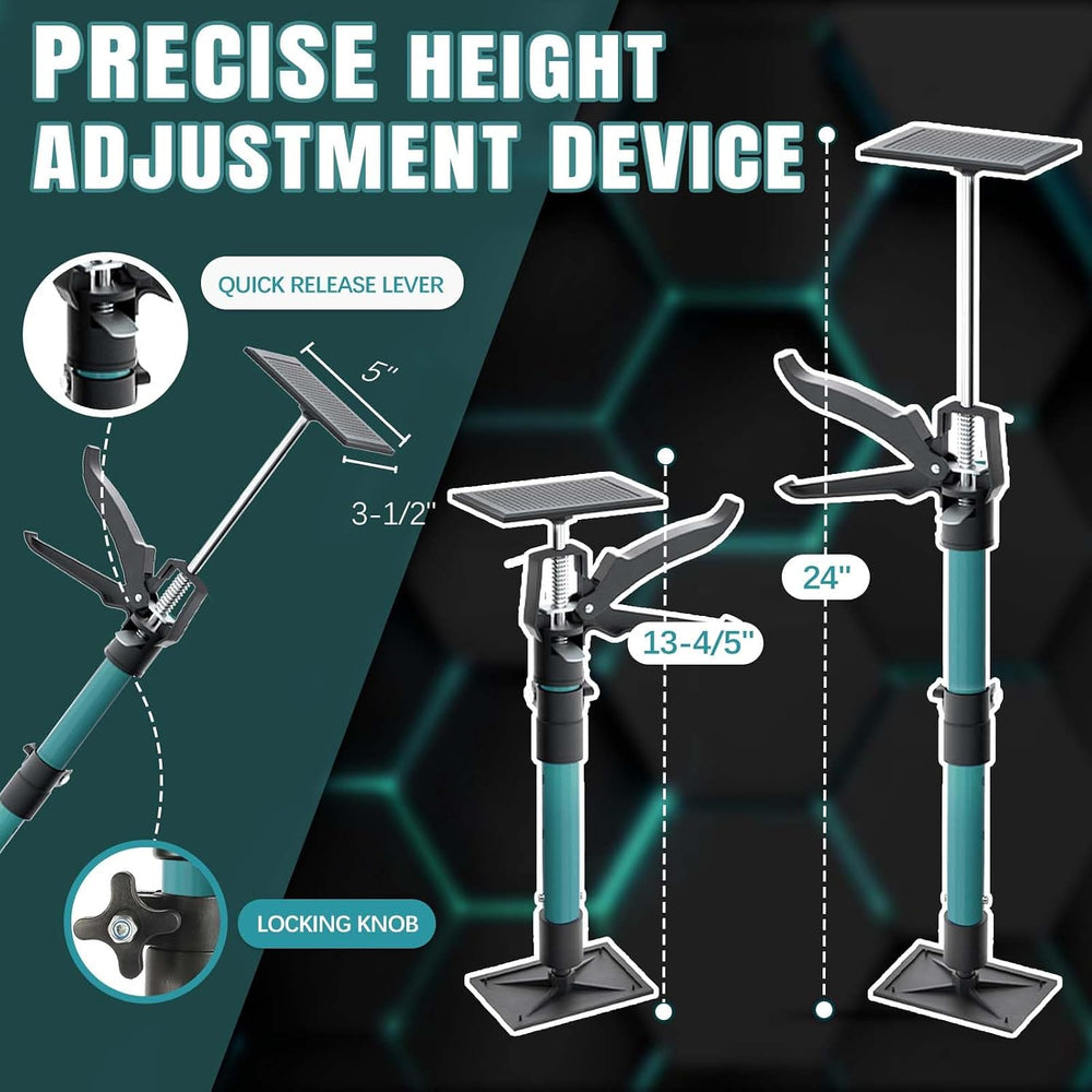 Adjustable Support Pole, Cabinet Jacks for Installing Cabinets, Telescoping S...