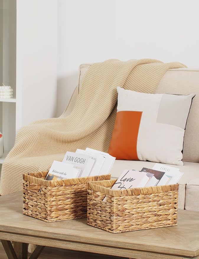 StorageWorks Wicker Basket, Baskets (2-Pack)