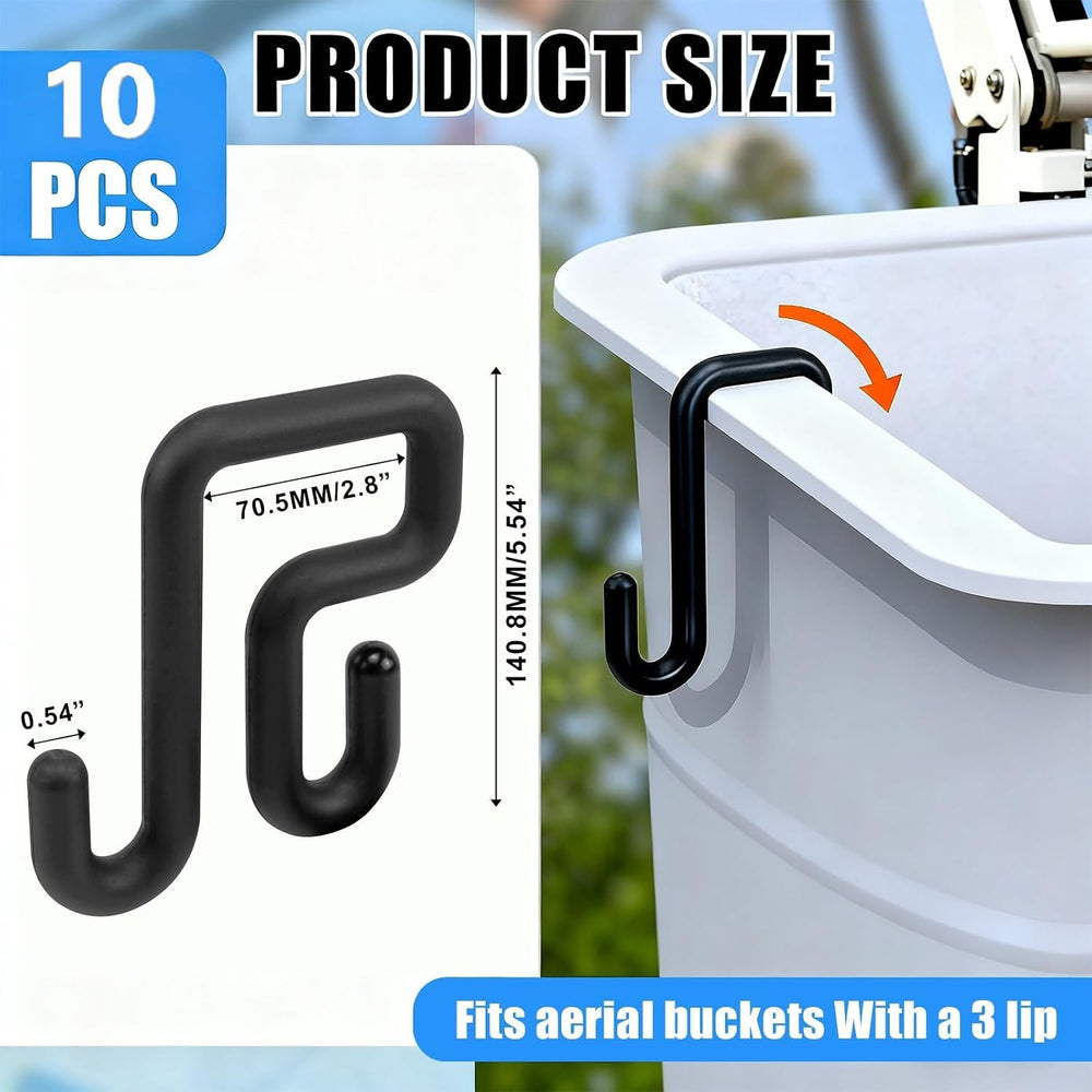 CNQLIS 10Pc 3" Lineman Bucket Hooks – 40lb for Aerial Baskets
