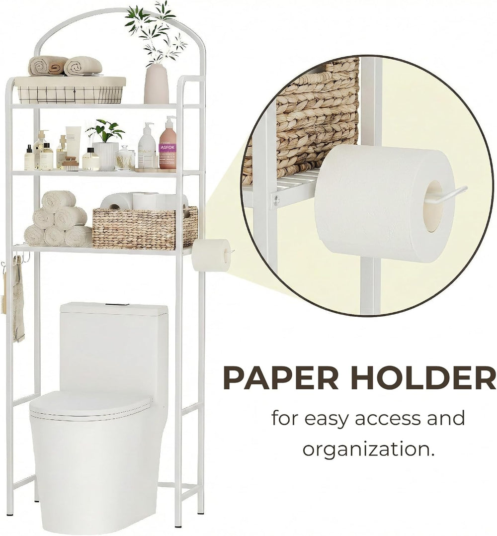 3 Tier Over The Toilet Storage Rack, Bathroom Organizer