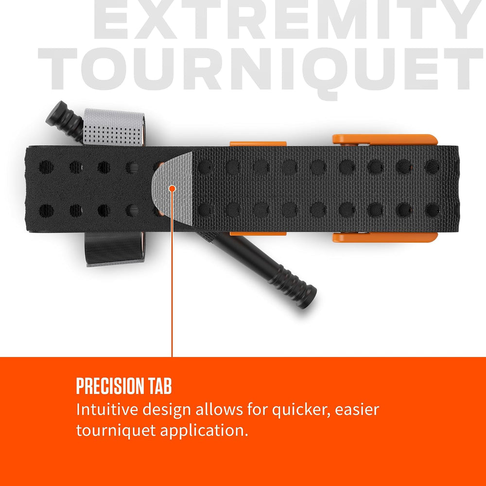 SAM Medical SAM XT Extremity Tourniquet with Metal Windlass, Black, One-Hande...