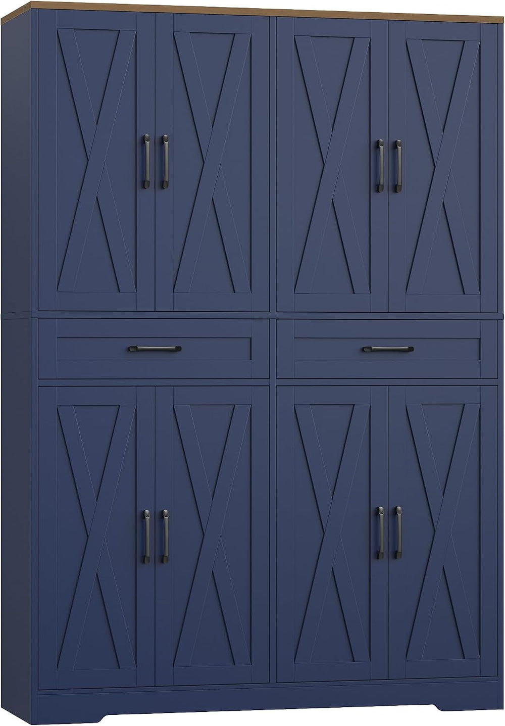 HOSTACK 71" Tall Kitchen Pantry Storage Cabinet with Doors & Shelves...