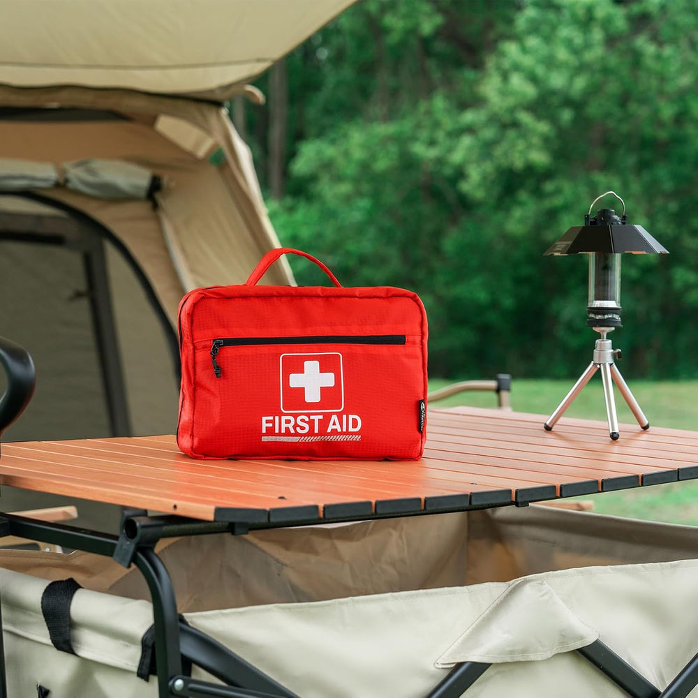RHINO RESCUE Home First Aid Kit,240pc Medical kit for Car, School, Business