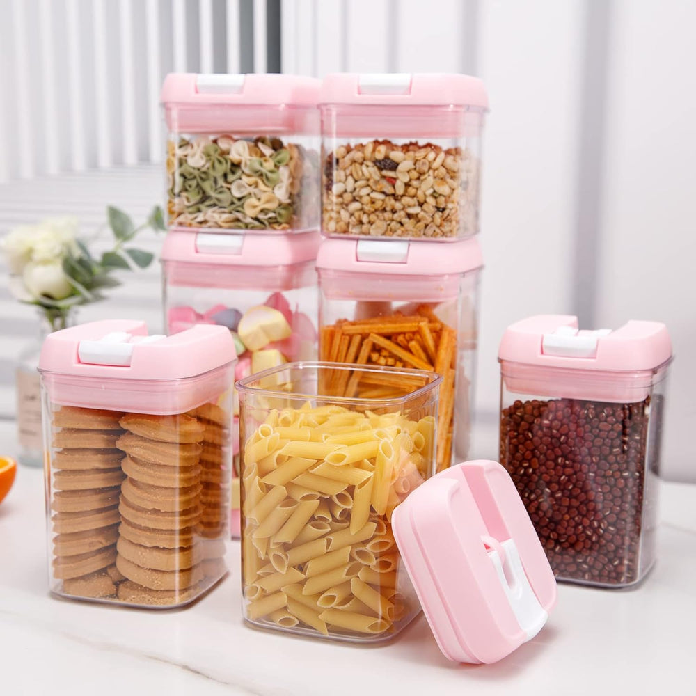 Airtight Food Storage Containers -8 Piece Plastic Airtight Containers