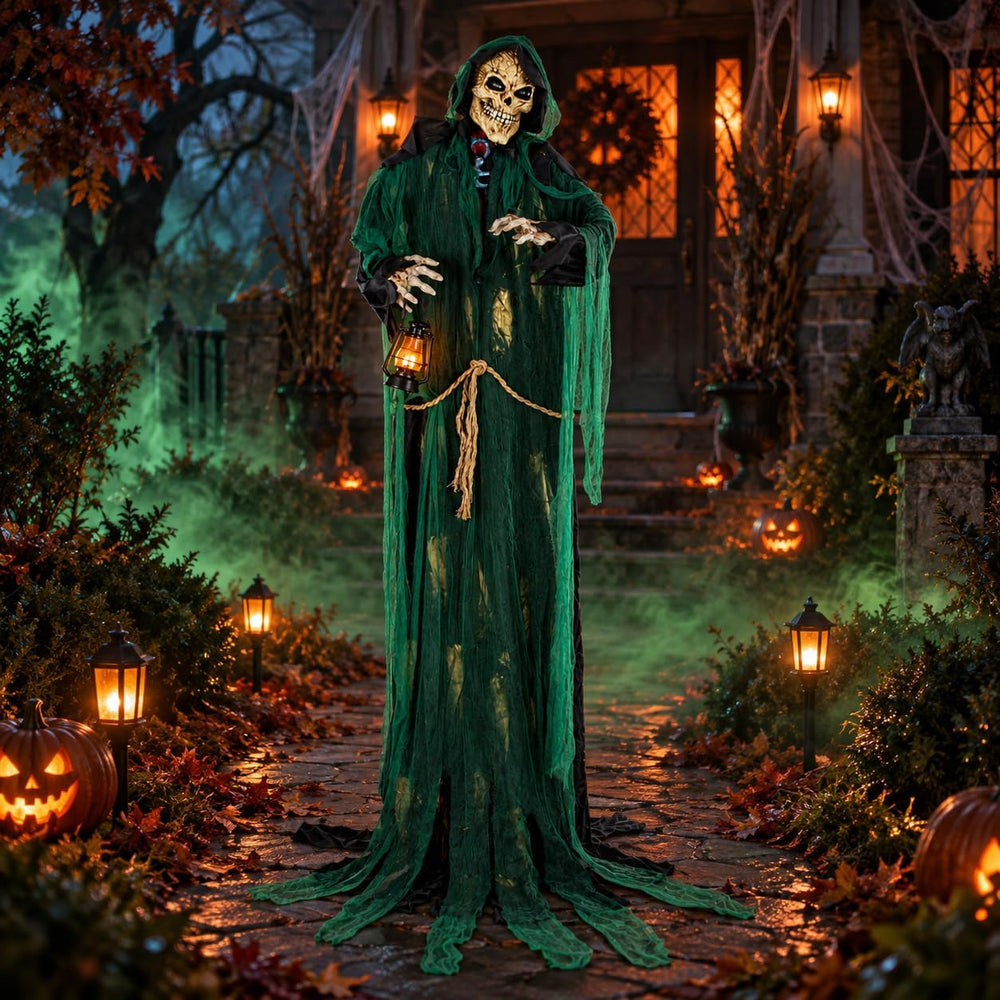 7FT Grim Reaper Standing Halloween Indoor Outdoor Decoration