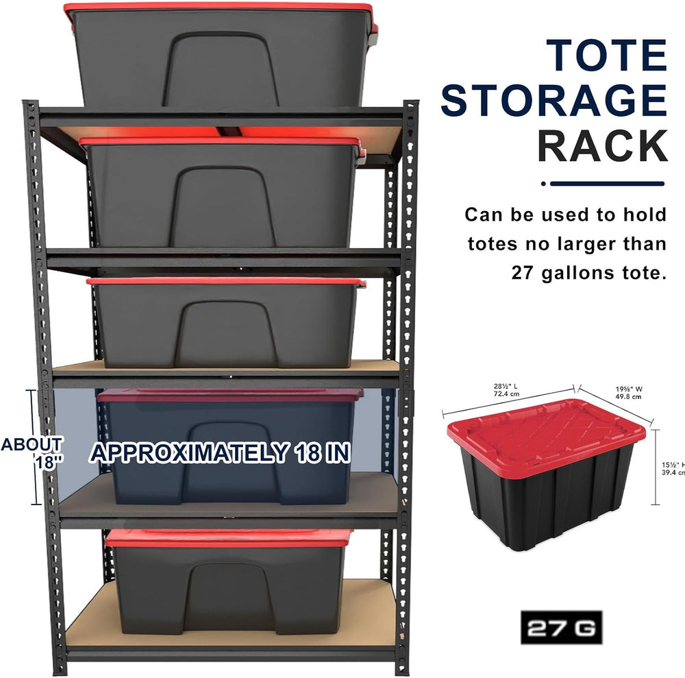 Garage Storage Shelves 72'',Ajustable Garage Shelving Units, Storage ...