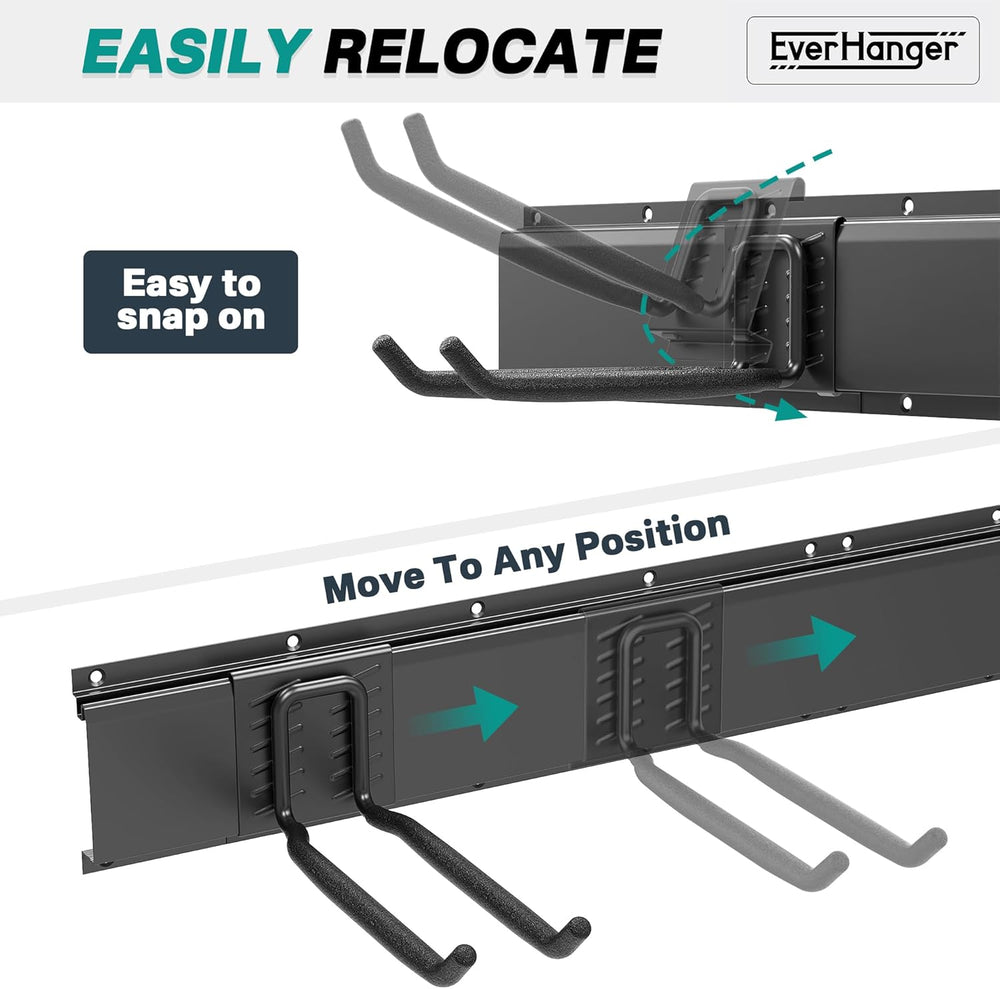 Garage Tool Storage Organizer, Wall Mount Garden Tool Rack
