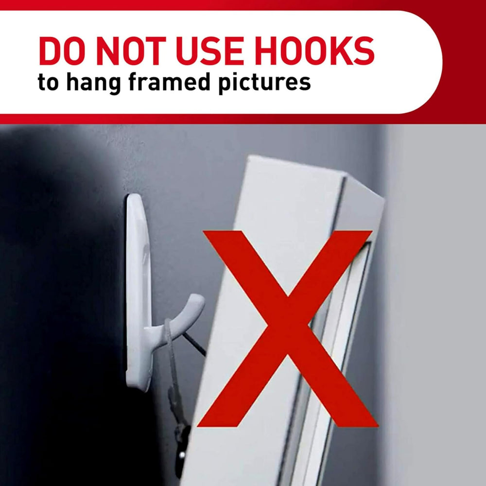 Command Medium White Hooks, 37 Hooks, 48 Strips