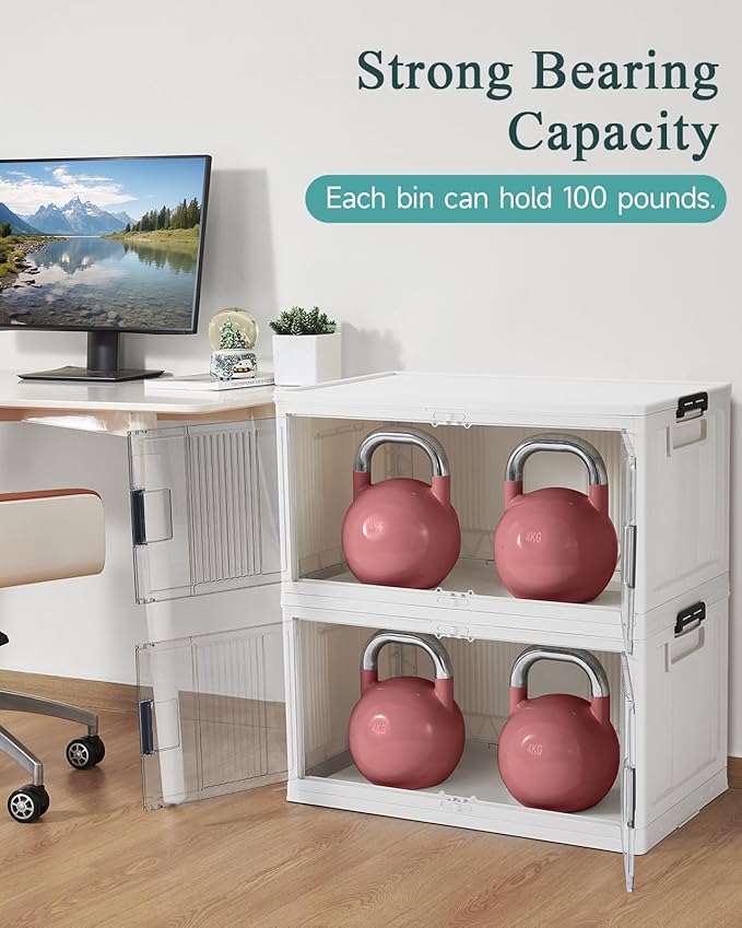 OlarHike 97QT Stackable Storage Bins (5 Pack)