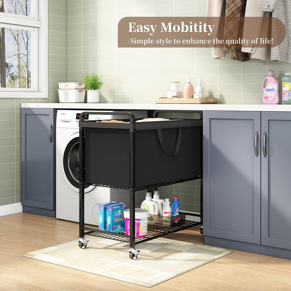 Laundry Hamper cart with wheels: