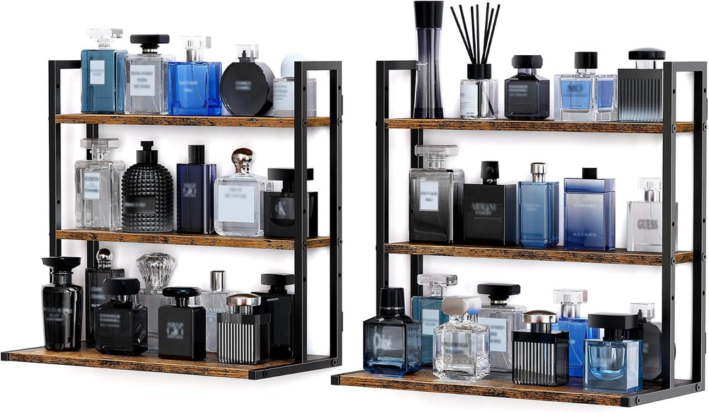 Emfogo Cologne Organizer for Men, Perfume Organizer Wall Mount & Desktop,...