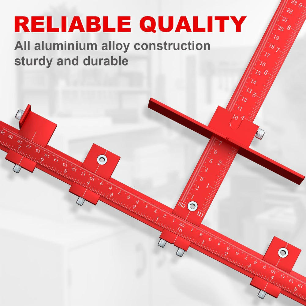 ECY Cabinet Hardware Jig, Adjustable Cabinet Handle Installation Tool