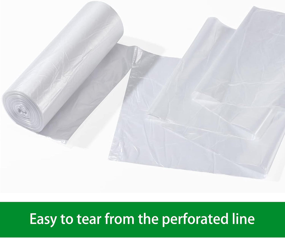 TYPLASTICS 33 Gallon Clear Trash Can Liners, 500 count, 33" x 40"