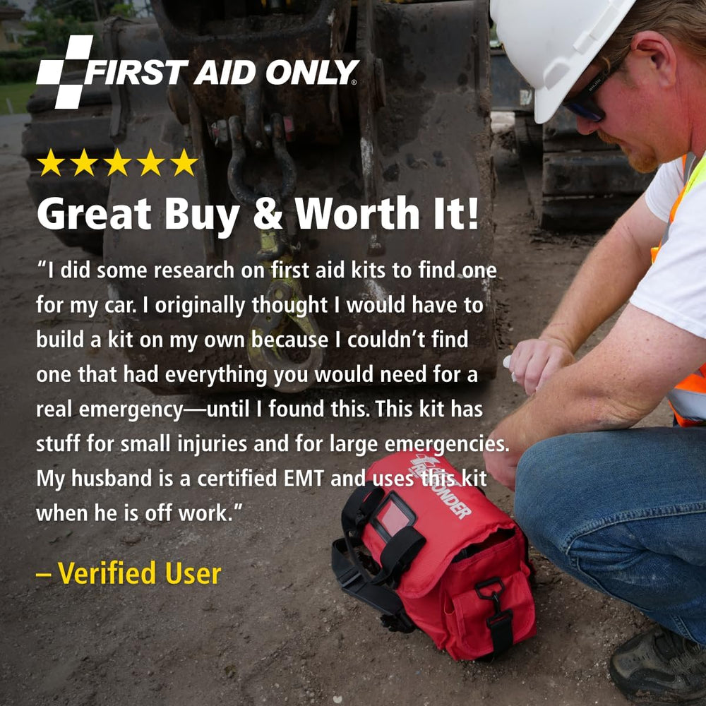 First Aid Only 520-FR All-Purpose First Responder Emergency First Aid Kit for...