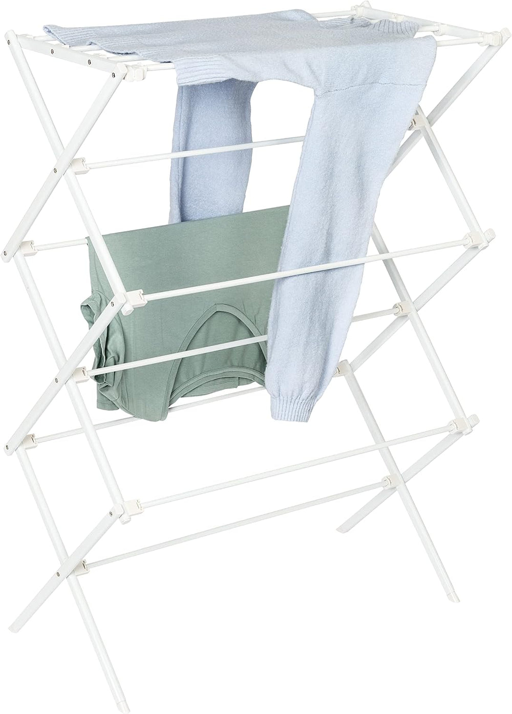 Honey-Can-Do Collapsible Laundry Drying Rack, Portable Clothes Rack, Space-Sa...